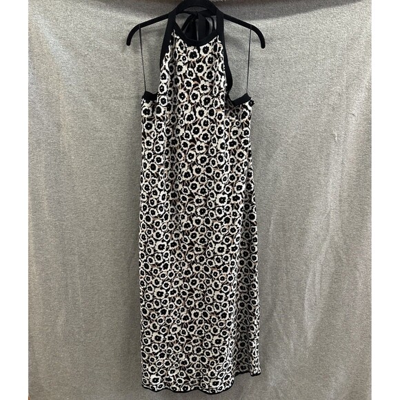 Diane Von Furstenburg x Target Dress Womens Plus Size 2X Poppy Knit Maxi Halter - Picture 3 of 12